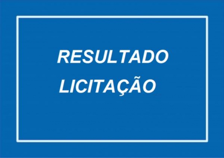 AVISO DE RESULTADO DE LICITAÇÃO