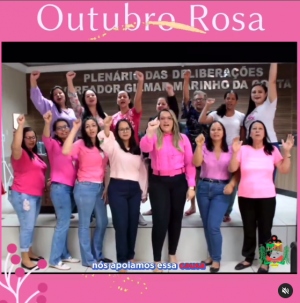 Juntas pela Vida: Outubro Rosa na Câmara Municipal de Confresa