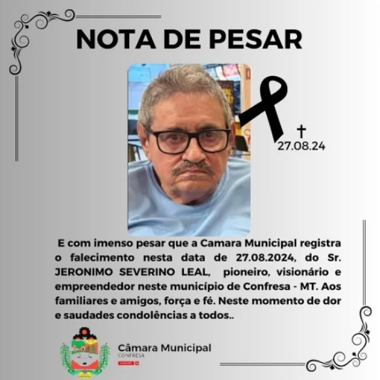 Nota de Pesar