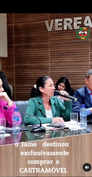 VEREADORA MARLI LIMA FALA SOBRE A TRANSFERÊNCIA DE RECURSO FINANCEIRO MEDIANTE A CELEBRAÇÃO DE TERMO DE CONVÊNIO ENTRE O MUNICÍPIO DE CONFRESA E A ASSOCIAÇÃO AMIGOS DE PATAS DE PROTEÇÃO E DEFESA DOS ANIMAIS DE CONFRESA