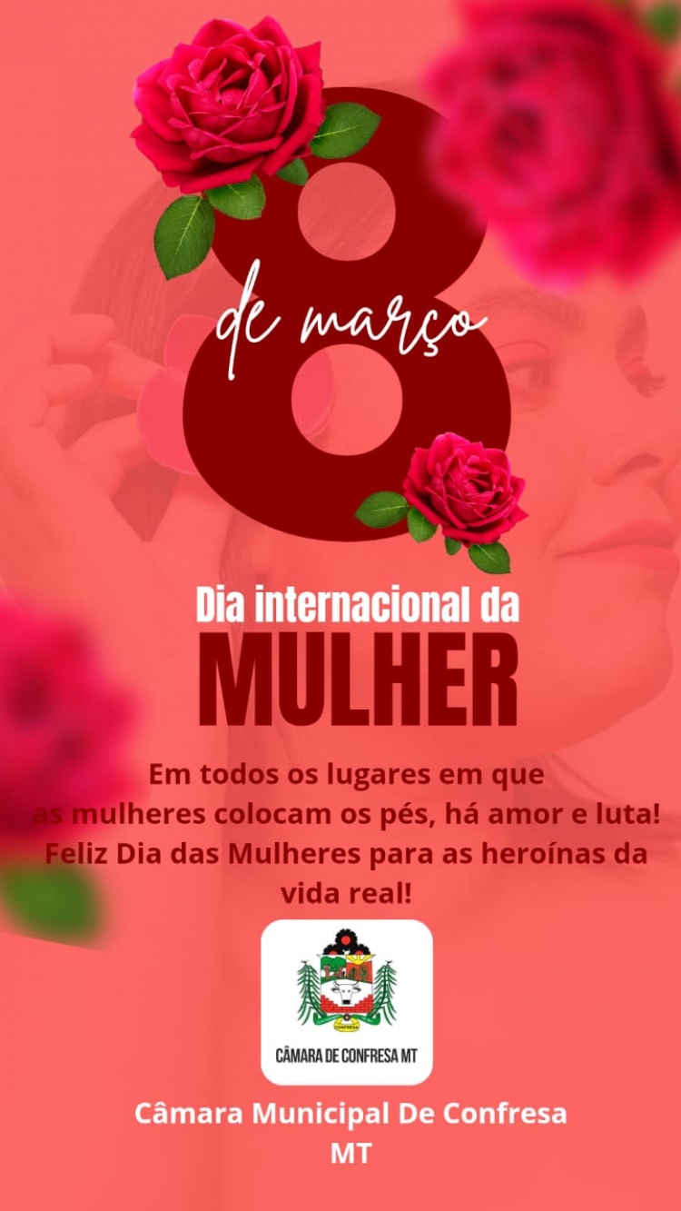 FELIZ DIA INTERNACIONAL DAS MULHERES!!!!!