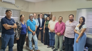 Recebendo nosso Excelentíssimo Promotor de Justiça Dro Bricio Britzke. 