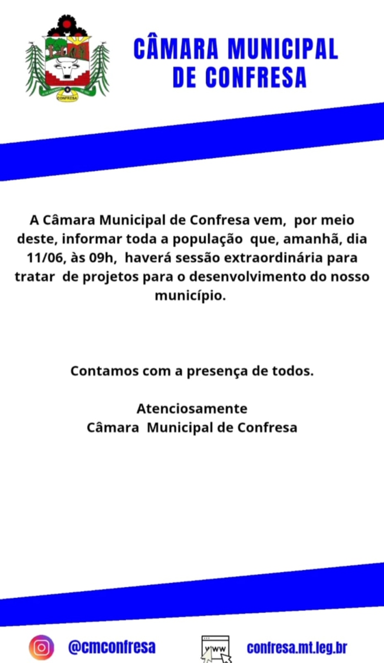 SESSÃO EXTRAORDINÁRIA