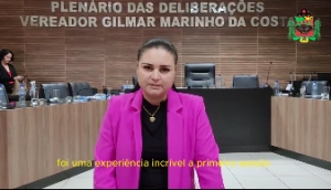 Vereadora Alyne Nayara (PSD) Participou da Primeira Sessão Ordinária na Câmara Municipal de CONFRESA