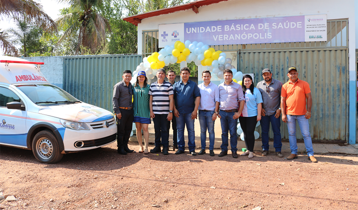 Vereadores prestigiam entrega de ambulância para PSF Veranópolis