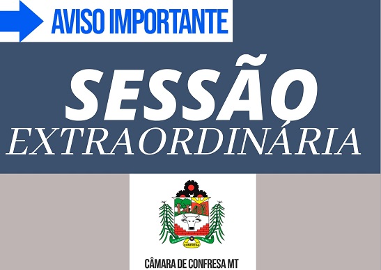 Câmara de Vereadores realizará sessão extraordinária na sexta - feira (16) , para votação das contas do Prefeito Rônio Condão