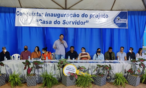 Câmara de Confresa participa da Inauguração da Casa do Servidor