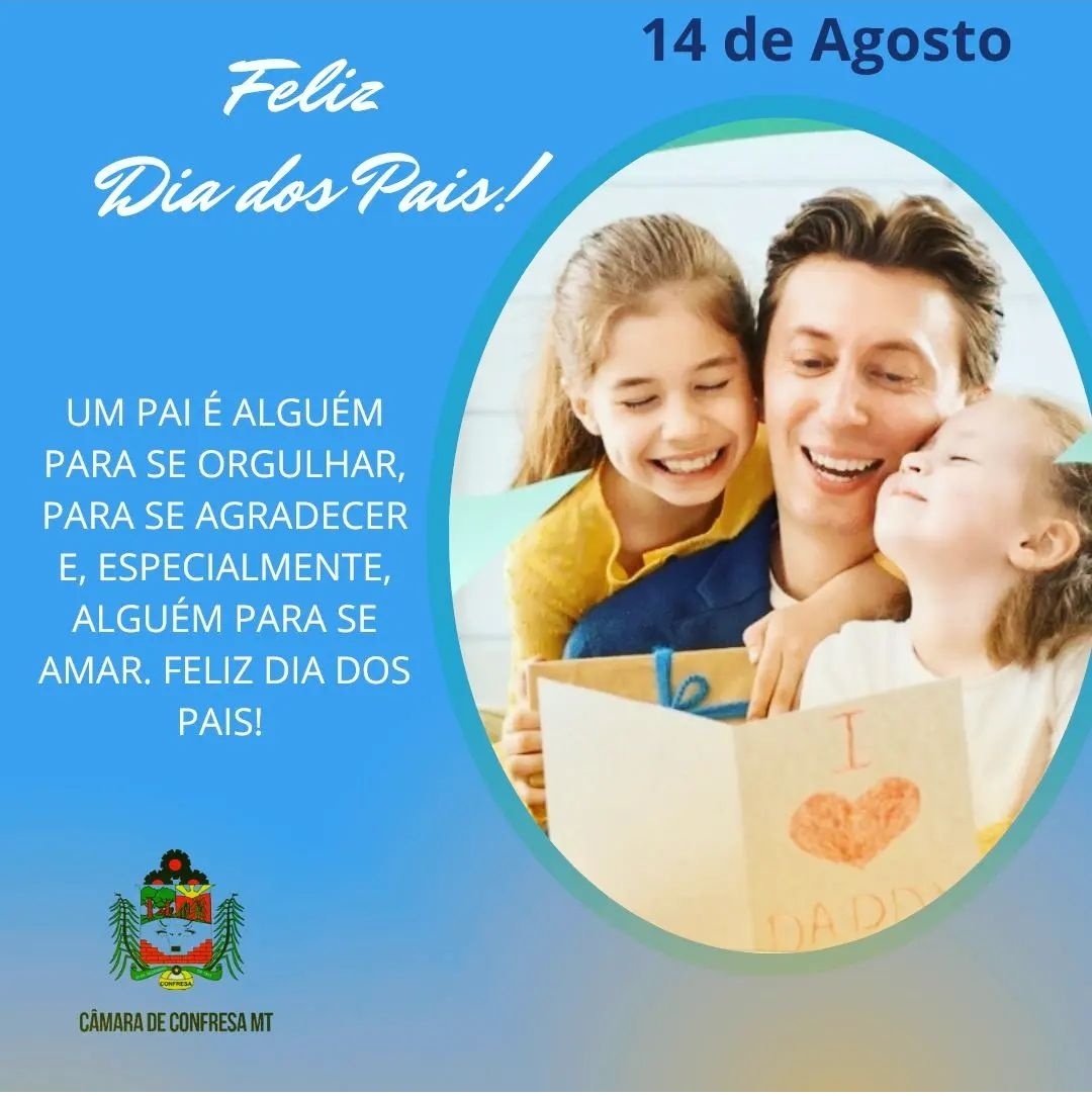 Feliz dia dos Pais!