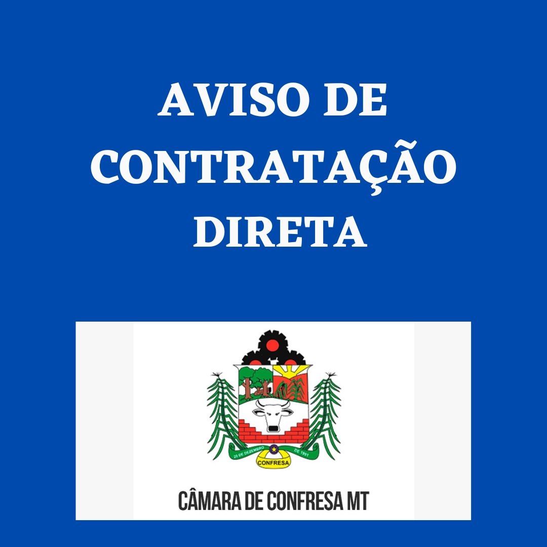 AVISO DE CONTRATAÇÃO DIRETA   Nº 01/2023  Processo Administrativo n.º 40/2023